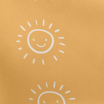 太陽笑臉塗鴉春亞紡(幅寬160公分)