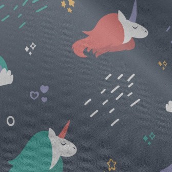 乖巧獨角獸雪紡布(幅寬150公分)