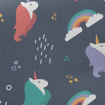 乖巧獨角獸斜紋布(幅寬150公分)