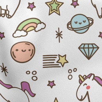 小行星與獨角獸羅馬布(幅寬160公分)