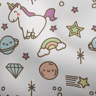 小行星與獨角獸雙斜布(幅寬150公分)