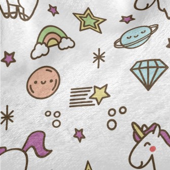 小行星與獨角獸法蘭絨(幅寬150公分)