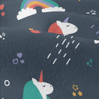 乖巧獨角獸仿棉布(幅寬150公分)