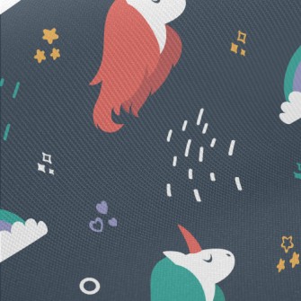 乖巧獨角獸厚棉布(幅寬150公分)