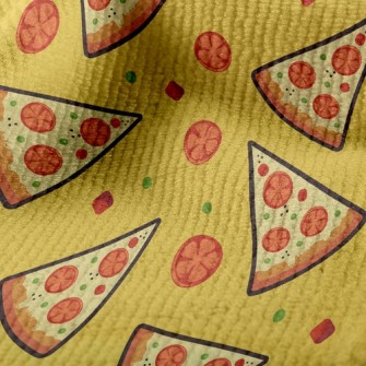 水果披薩毛巾布(幅寬160公分)