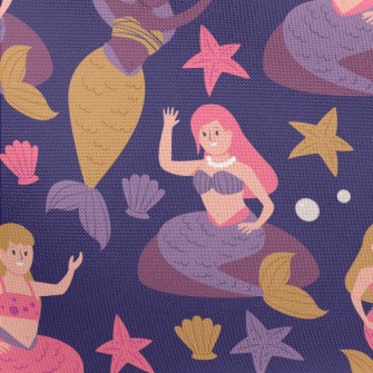 美人魚好朋友春亞紡(幅寬160公分)