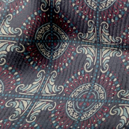 阿拉伯圖毛巾布(幅寬160公分)