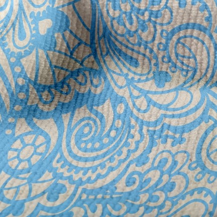藍色浪花毛巾布(幅寬160公分)