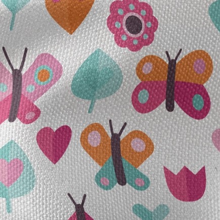 可愛童趣蝴蝶帆布(幅寬150公分)