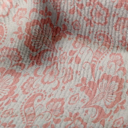 優雅花紋毛巾布(幅寬160公分)