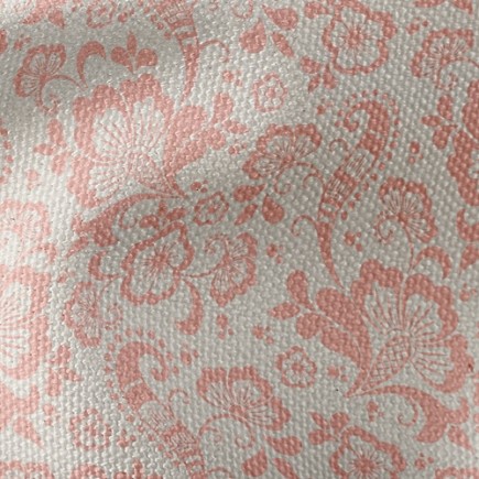 優雅花紋帆布(幅寬150公分)