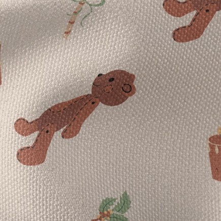 手工縫製小熊帆布(幅寬150公分)
