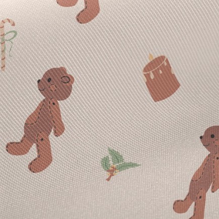 手工縫製小熊斜紋布(幅寬150公分)