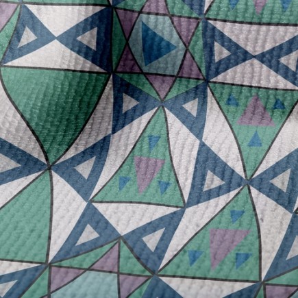 不規律幾何圖毛巾布(幅寬160公分)