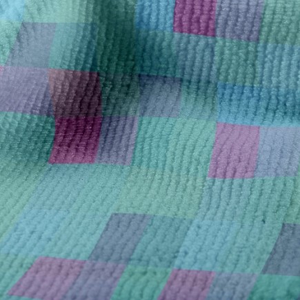 拼接方形格毛巾布(幅寬160公分)