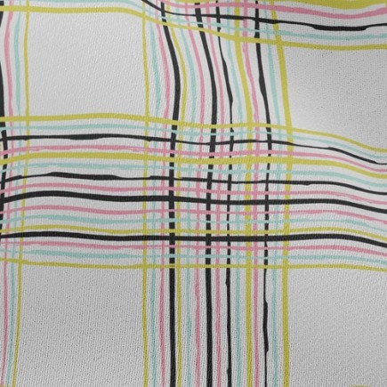 抽象的條紋雪紡布(幅寬150公分)