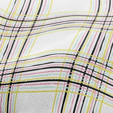 抽象的條紋麻布(幅寬150公分)