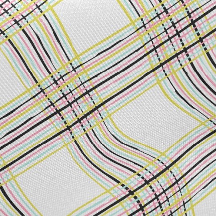抽象的條紋斜紋布(幅寬150公分)