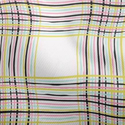 抽象的條紋雙斜布(幅寬150公分)
