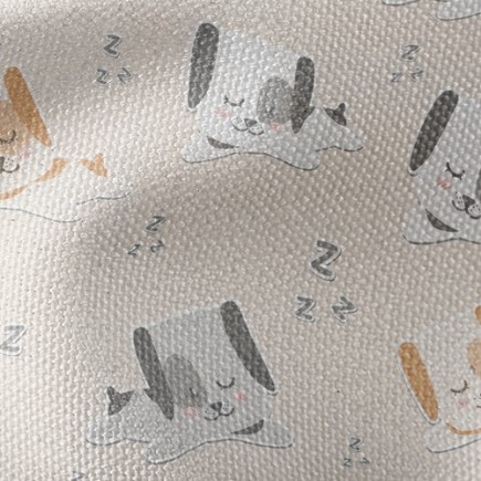 睡覺的狗帆布(幅寬150公分)