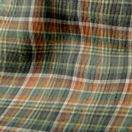平凡素雅格紋毛巾布(幅寬160公分)
