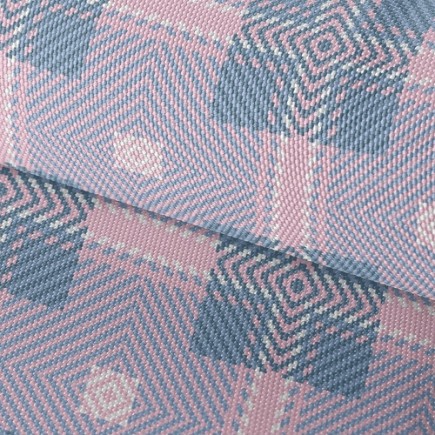 粉藍編織牛津布(幅寬150公分)