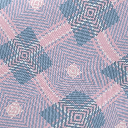 粉藍編織斜紋布(幅寬150公分)