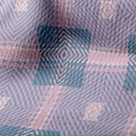 粉藍編織毛巾布(幅寬160公分)