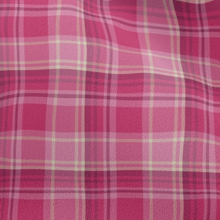 甜美粉色格雪紡布(幅寬150公分)