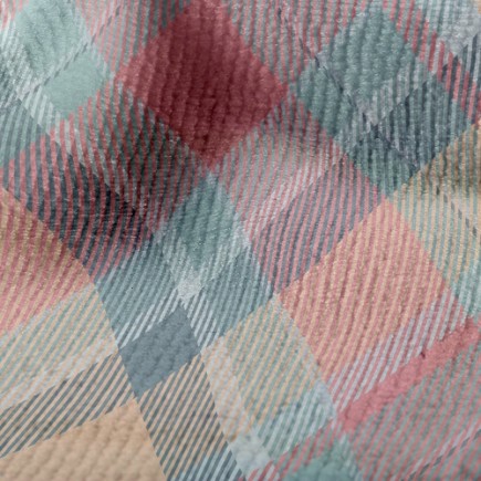 粉嫩蘇格蘭毛巾布(幅寬160公分)