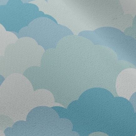藍天白雲雪紡布(幅寬150公分)