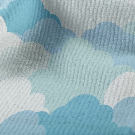 藍天白雲毛巾布(幅寬160公分)