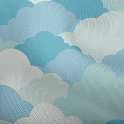 藍天白雲雙斜布(幅寬150公分)