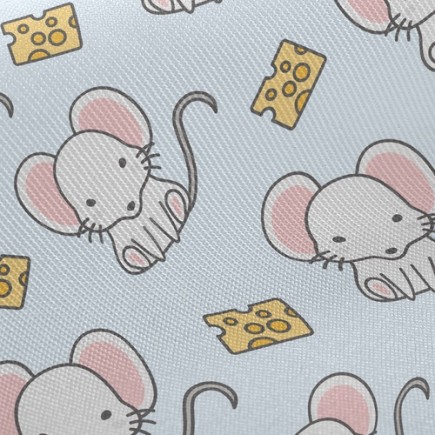 老鼠與起司斜紋布(幅寬150公分)