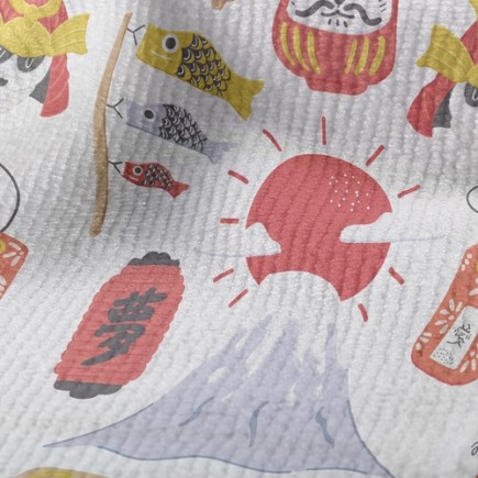 日本文化武士毛巾布(幅寬160公分)