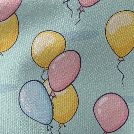 可愛點點氣球帆布(幅寬150公分)