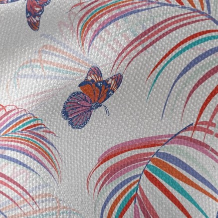 美麗飛舞蝴蝶帆布(幅寬150公分)