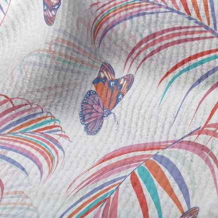 美麗飛舞蝴蝶毛巾布(幅寬160公分)