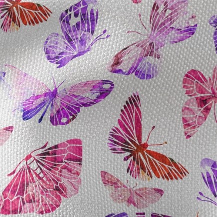 剪影美麗蝴蝶帆布(幅寬150公分)