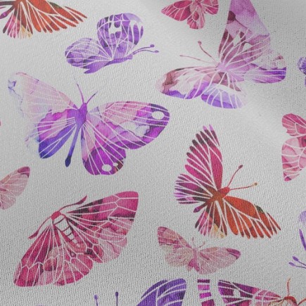 剪影美麗蝴蝶雪紡布(幅寬150公分)