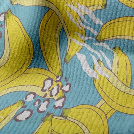 豹紋斑馬紋香蕉毛巾布(幅寬160公分)