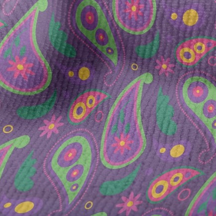 迷你可愛渦紋花毛巾布(幅寬160公分)