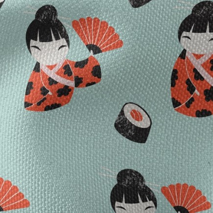 日本娃娃壽司帆布(幅寬150公分)