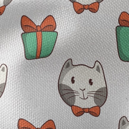 紳士禮物貓帆布(幅寬150公分)