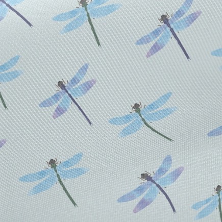 藍色蜻蜓斜紋布(幅寬150公分)