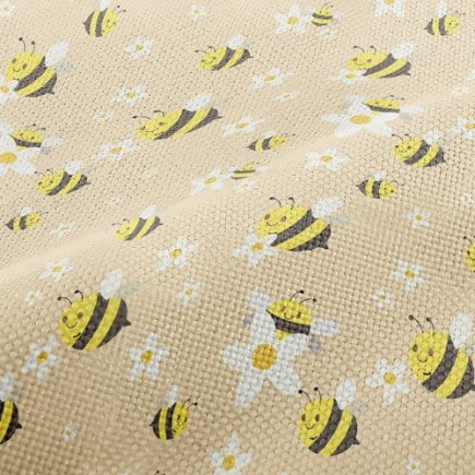 白花蜜蜂麻布(幅寬150公分)