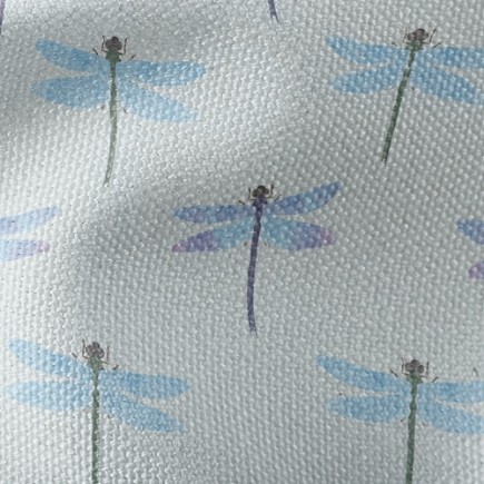 藍色蜻蜓帆布(幅寬150公分)