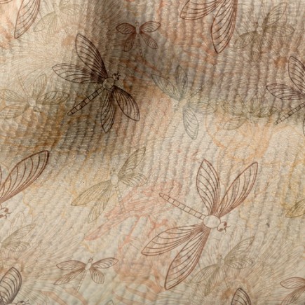蜻蜓家族毛巾布(幅寬160公分)