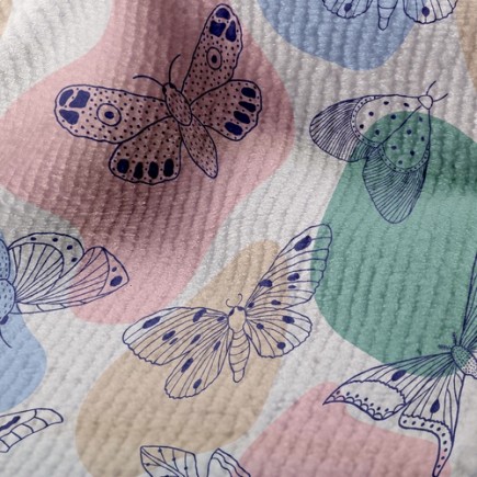 百變蝴蝶毛巾布(幅寬160公分)
