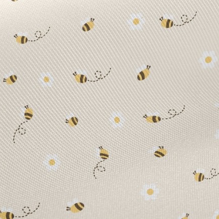 小白花蜜蜂斜紋布(幅寬150公分)